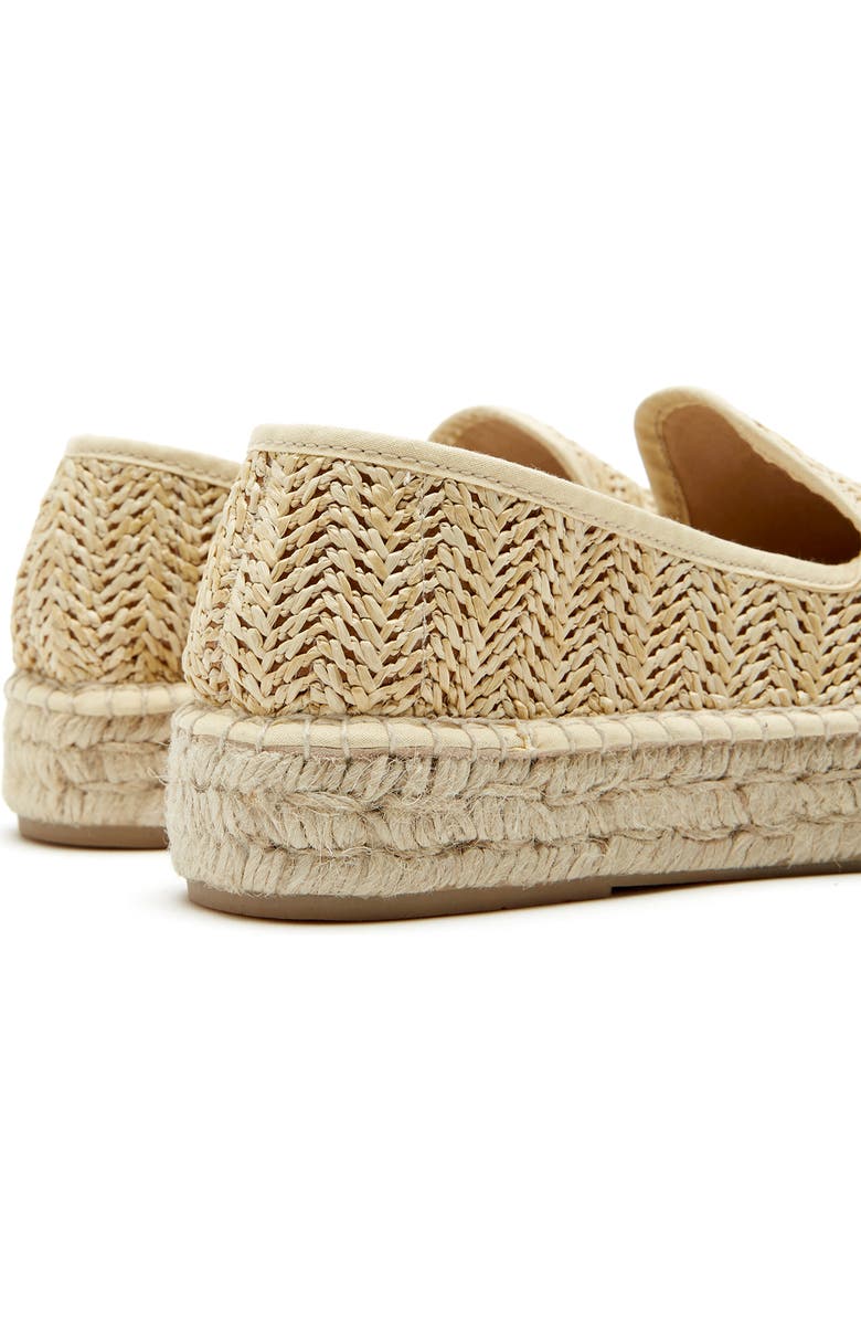 La Canadienne Clay Rattan Platform Loafer, Alternate, color,