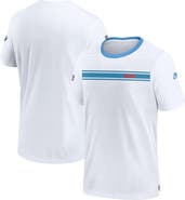 Nike Men's Nike White Tennessee Titans Oilers Throwback Sideline Coach Alternate Performance T-Shirt