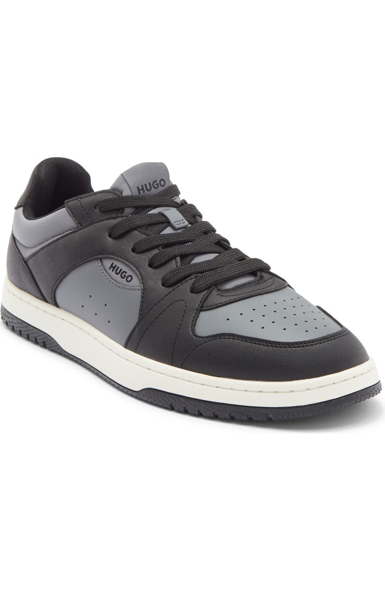 BOSS Hadrian Tenn Sneaker, Main, color, Charcoal
