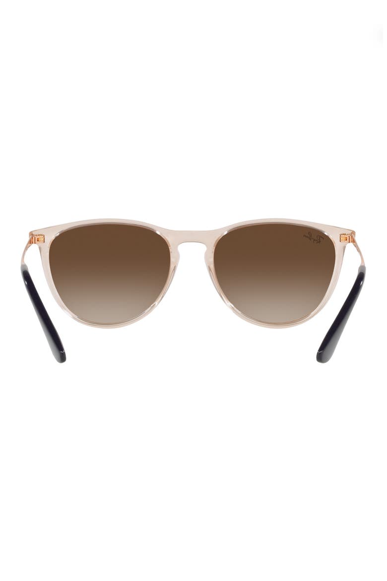 Kids' Junior Erika 50mm Gradient Phantos Sunglasses, Alternate, color, TRANSPARENT BROWN
