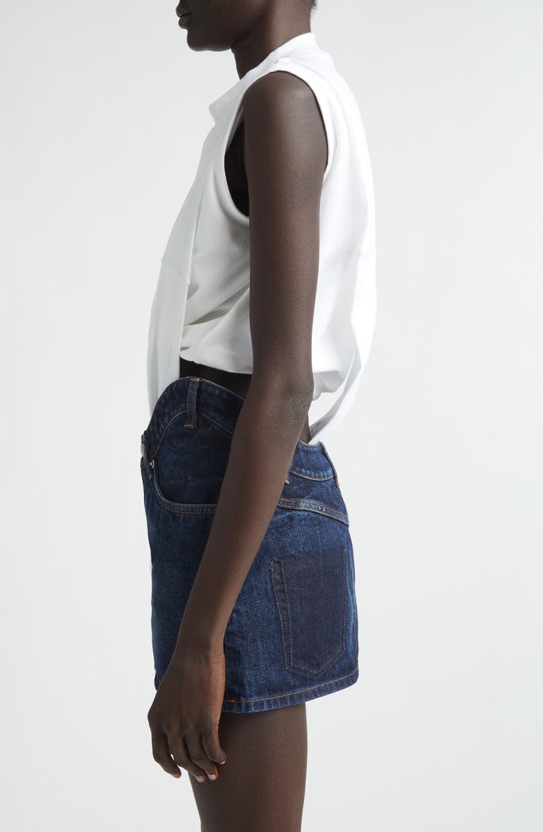 Jean Paul Gaultier Twisted Bodysuit, Alternate, color, White