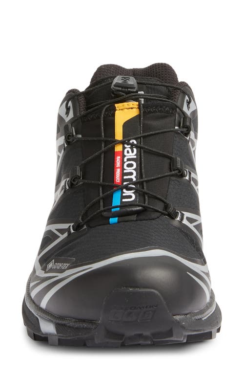 Salomon Gender Inclusive Xt-6 Gore-tex® Waterproof Sneaker In Black