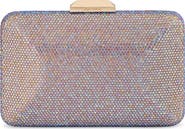 Olga Berg Edith Iridescent Frame Clutch