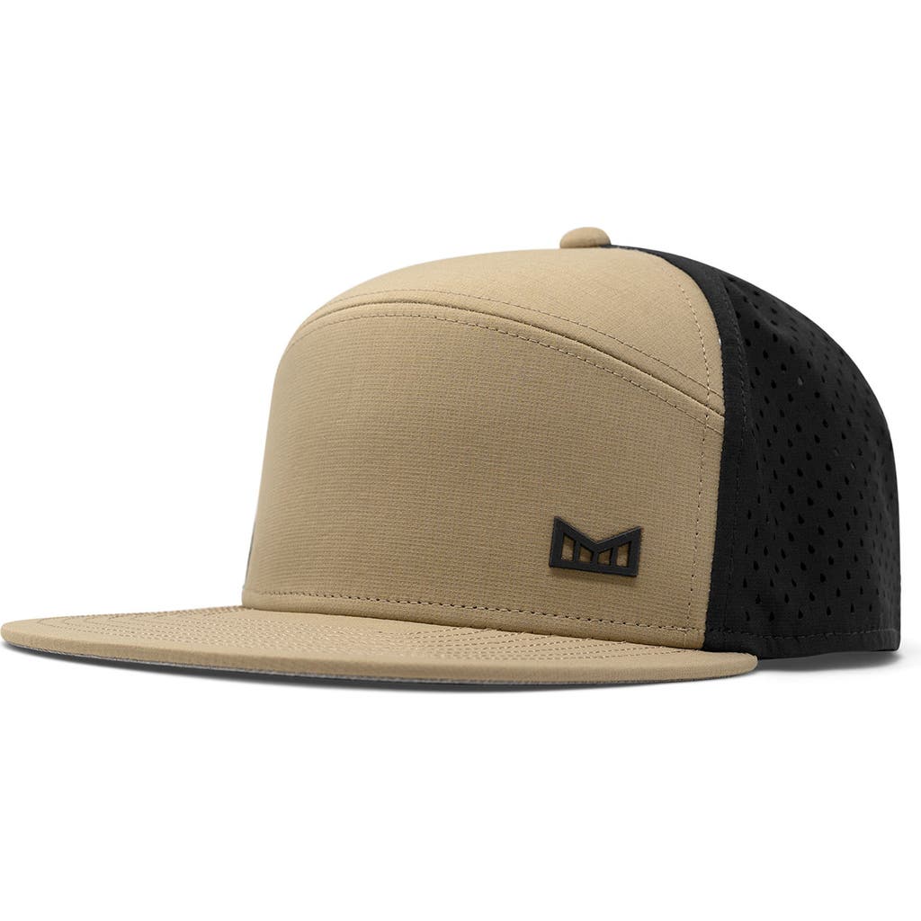 Melin Trenches Icon Hydro Performance Snapback Hat In Neutral