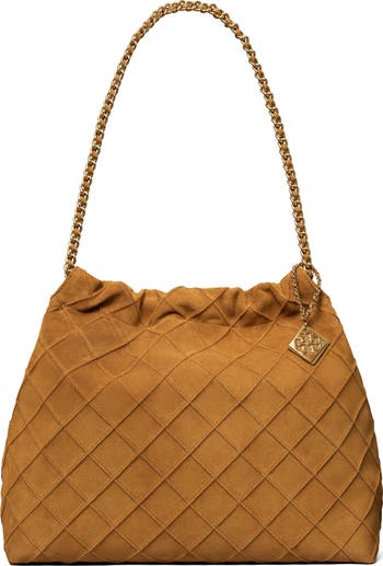 Tory Burch Brown online Leather Hobo Bag