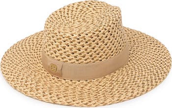 Cannes II Wide Brim Woven Fedora