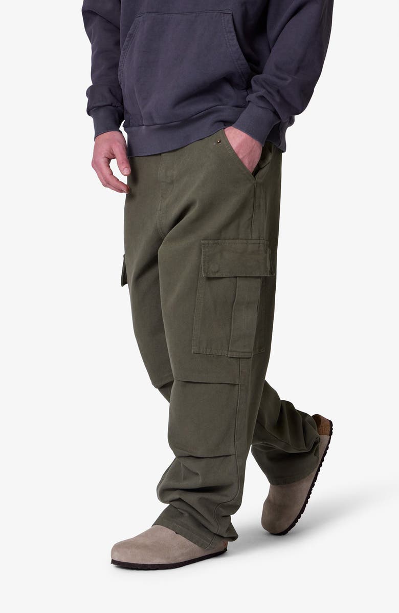 mnml Ultra Baggy Cargo Pants, Alternate, color, Olive
