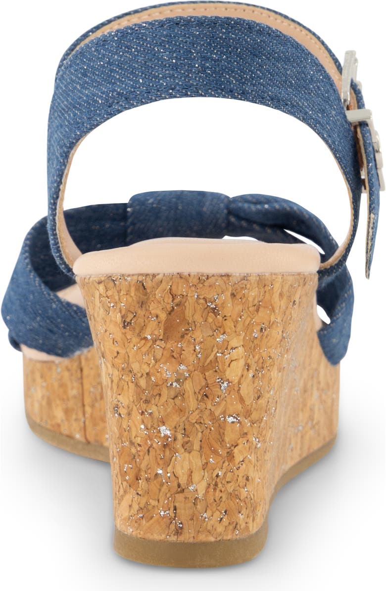 Jessica Simpson Kids' Asha Ankle Strap Wedge Sandal, Alternate, color,