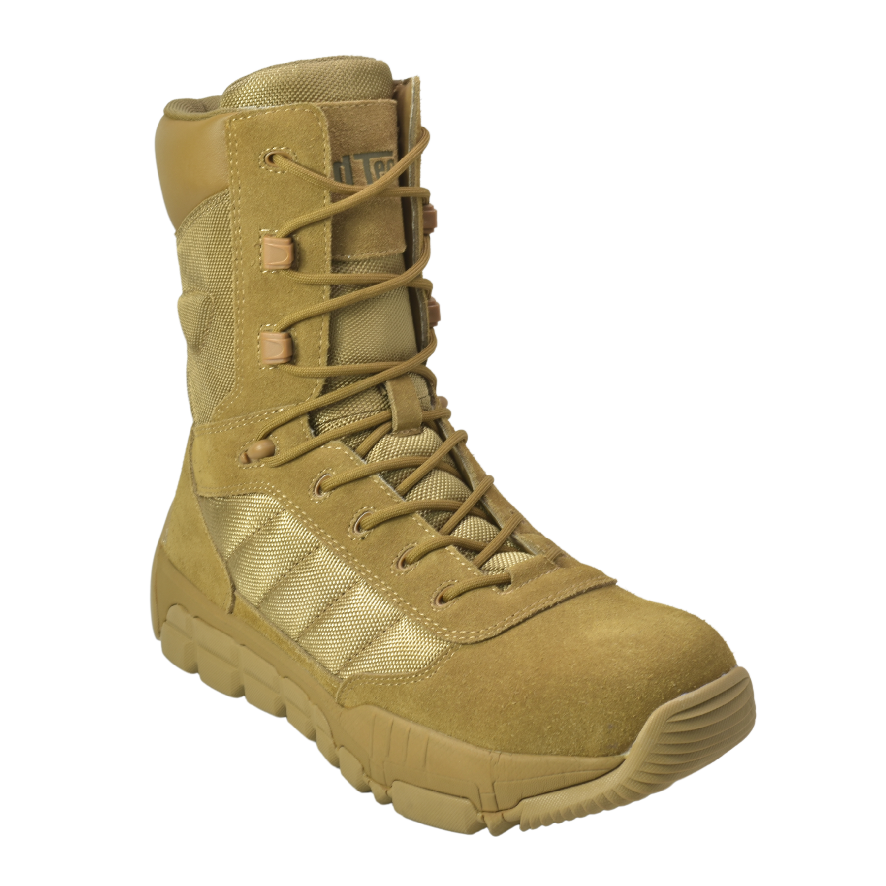 AdTec 9" Side Zipper Composite Toe Tactical Boot, Main, color, Coyote