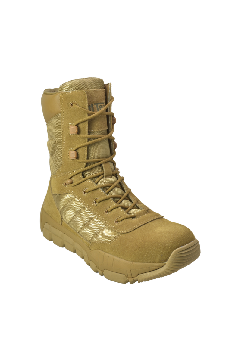 AdTec 9" Side Zipper Composite Toe Tactical Boot, Main, color, Coyote