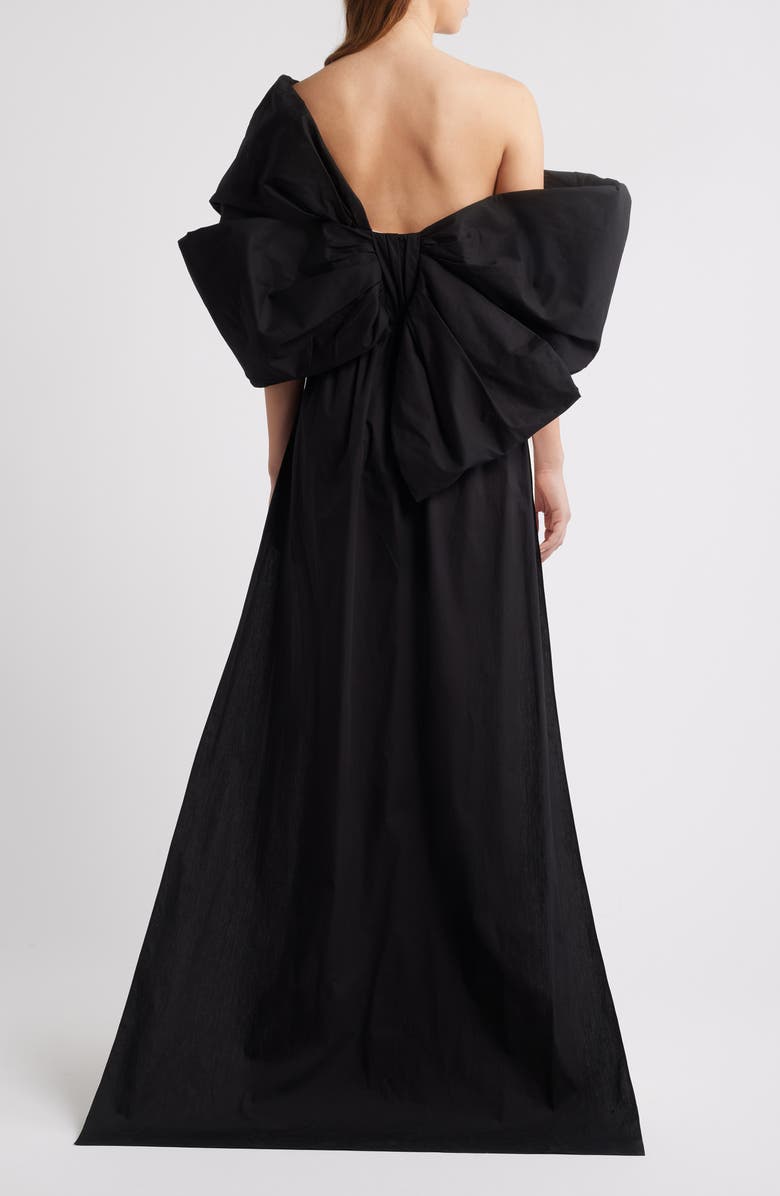 Marchesa Notte Cape Back Column Gown, Alternate, color,