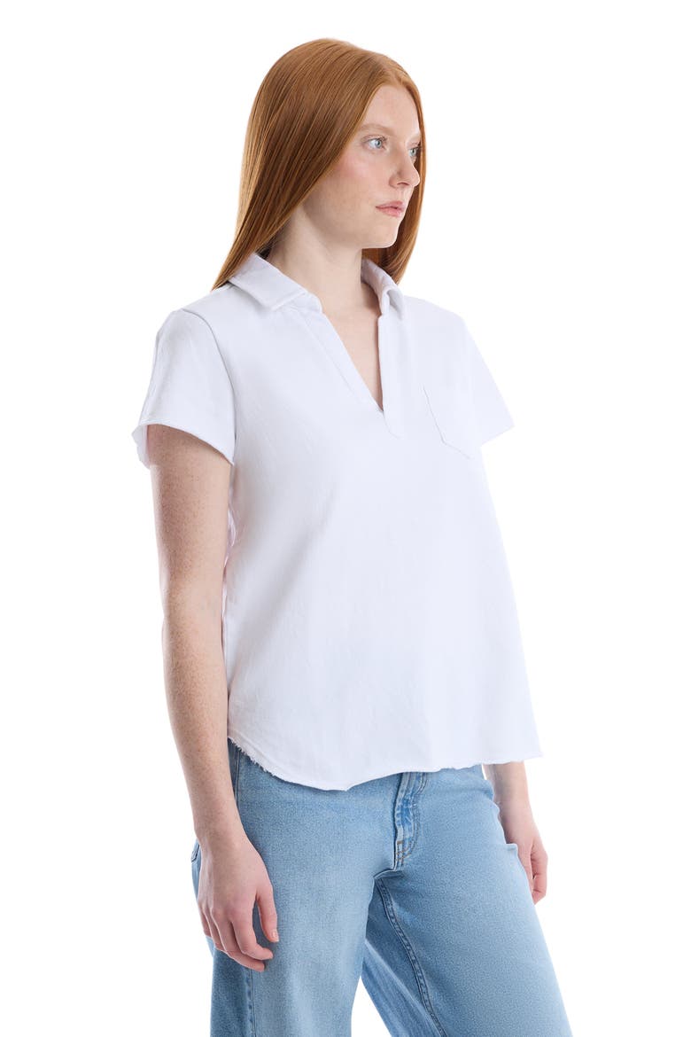Polo With Chest Pocket, Alternate, color, White