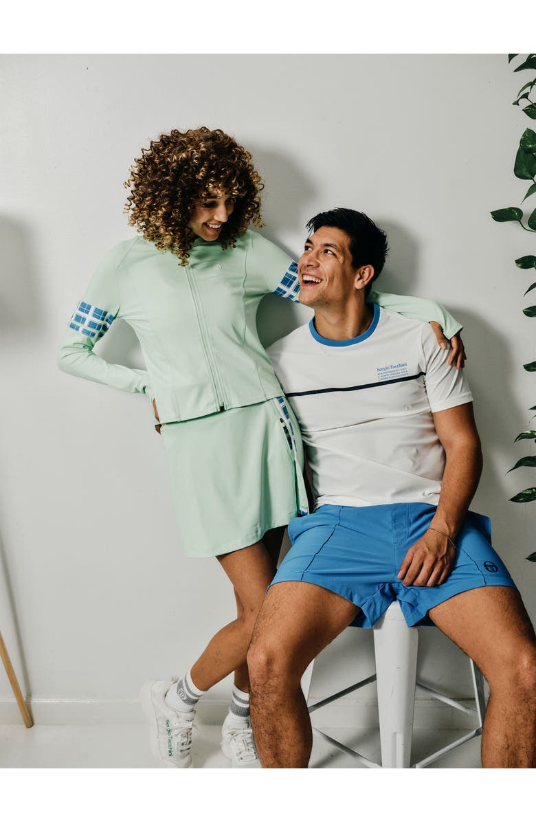 Sergio Tacchini Lara Contour Jacket, Alternate, color, Green Ash