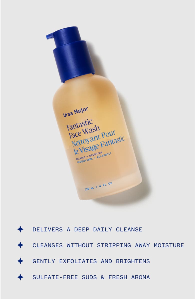 Ursa Major Fantastic Face Wash, Alternate, color, Blue