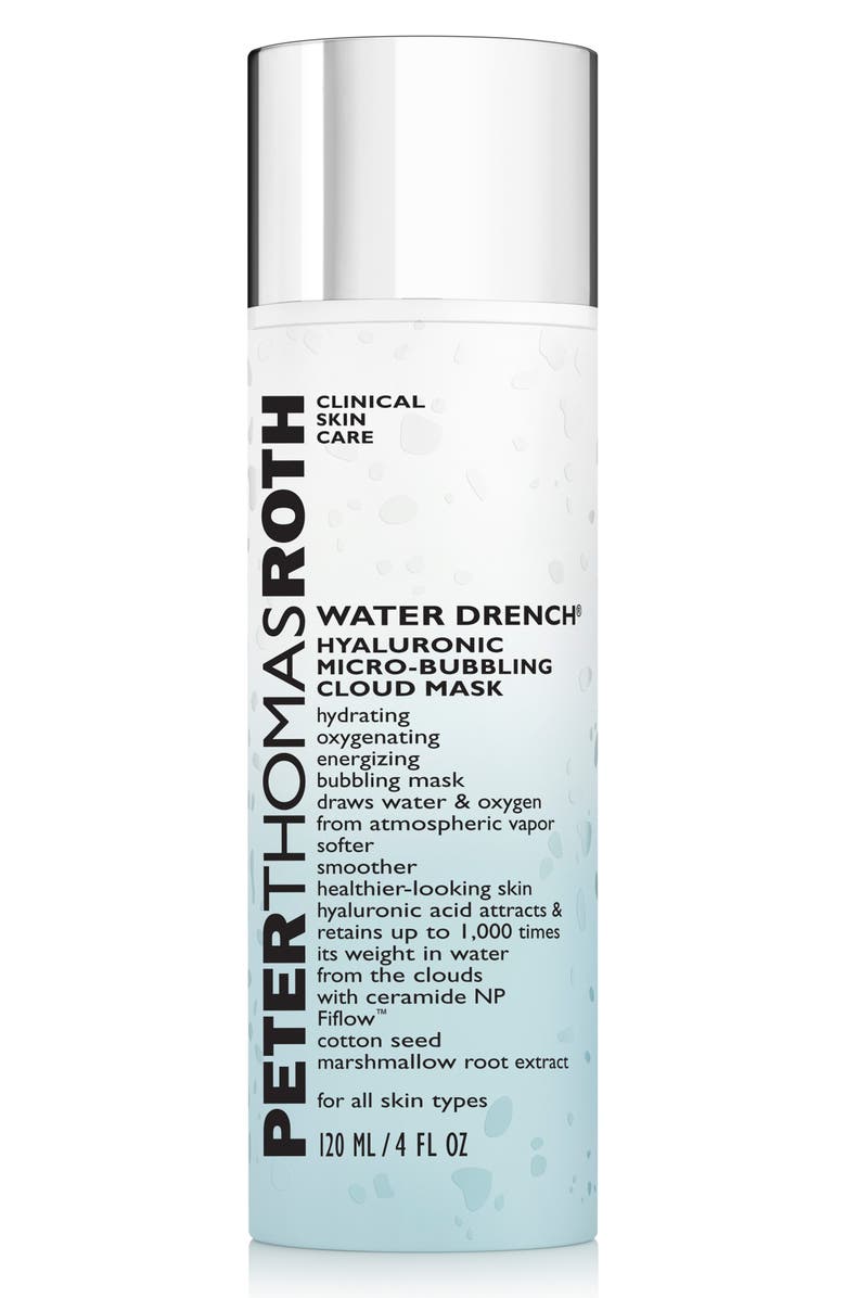 Peter Thomas Roth Water Drench Hyaluronic Micro-Bubbling Cloud Mask, Main, color, 