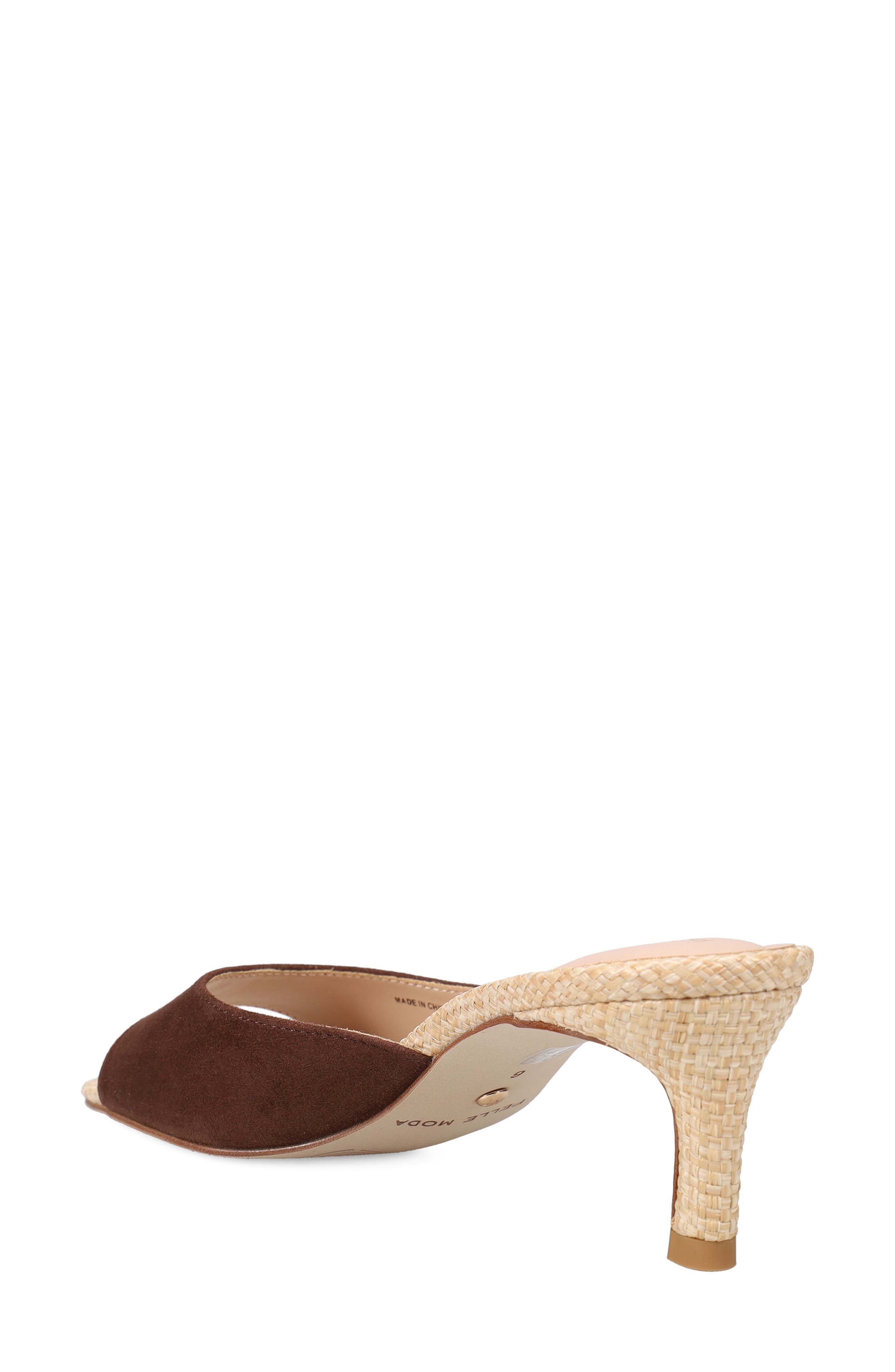 Pelle Moda Unia Slide Sandal, Alternate, color, Espresso