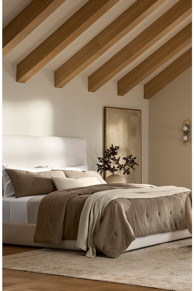 Dream Organic Cotton Comforter, Alternate, color, WALNUT