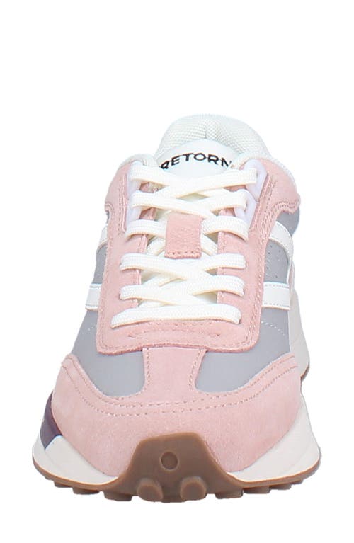 Tretorn Match Jogger Sneaker In Pink/grey