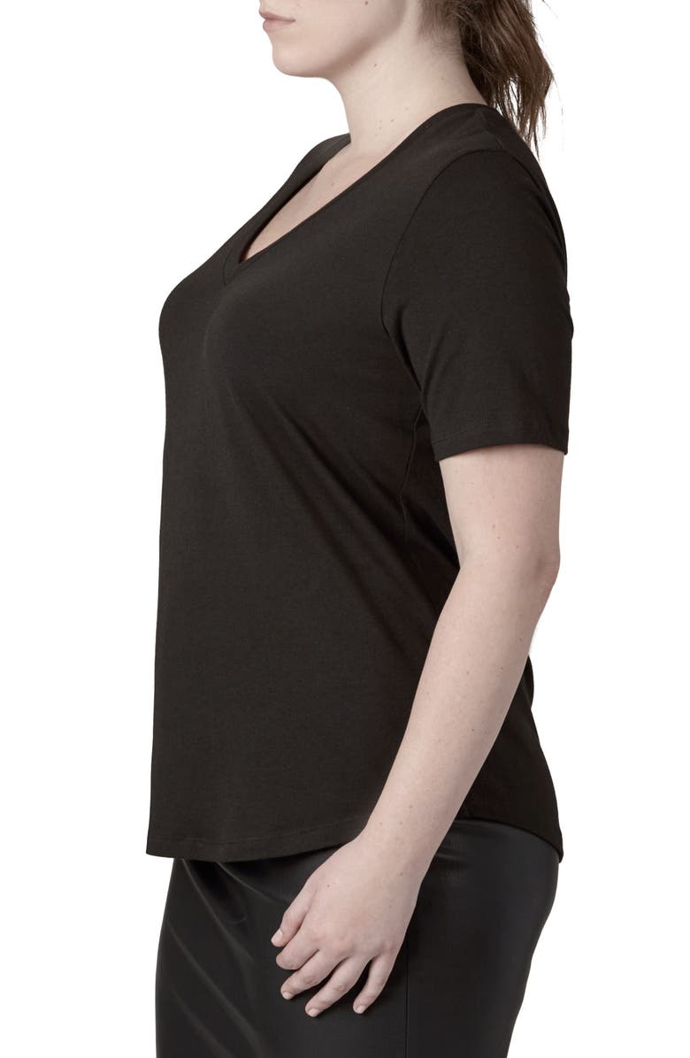 Universal Standard V-Rex Tee, Alternate, color, 