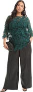 June + Vie Allover Lace Top