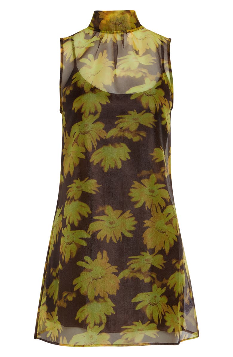 STAUD Albee Minidress, Alternate, color, Golden Daisy