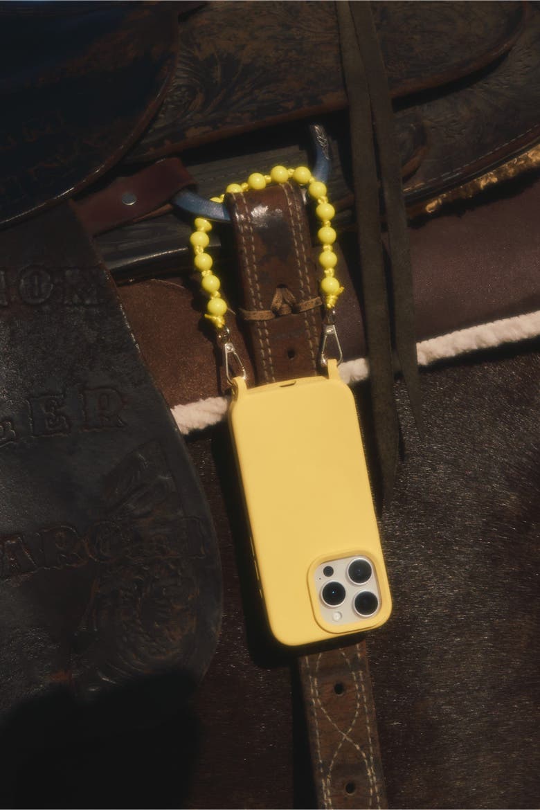 Ophelia Phone Wristlet Set, Alternate, color, Butter Yellow