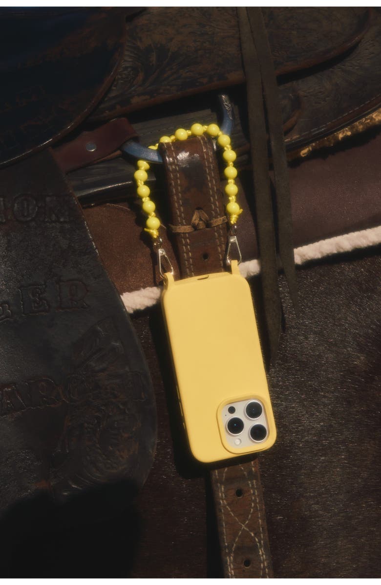 Cordée Cases Ophelia Phone Wristlet Set, Alternate, color, Butter Yellow