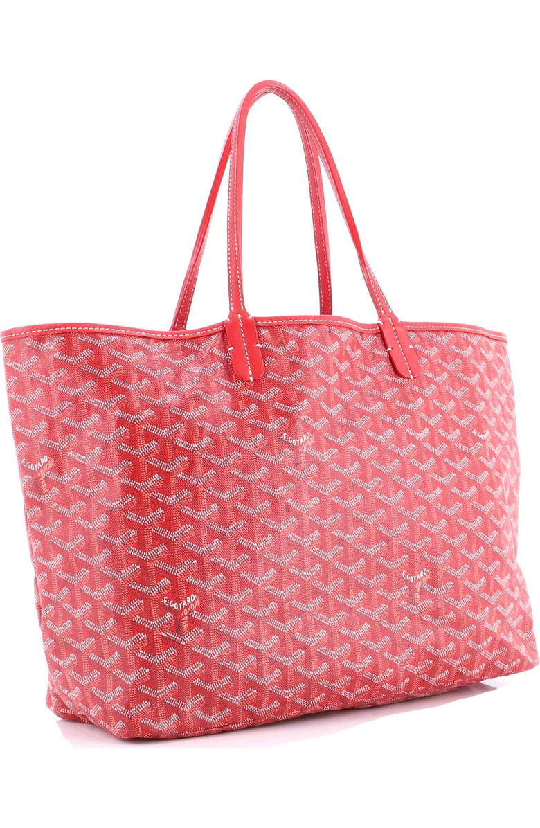 Pre-Owned Goyard Saint Louis Tote Coated Canvas GM, Alternate, color, Red