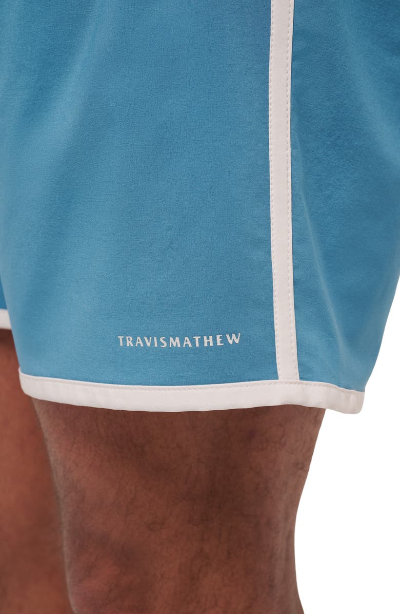 TravisMathew Lost Cave Swim Trunks, Alternate, color, Pacific Coast