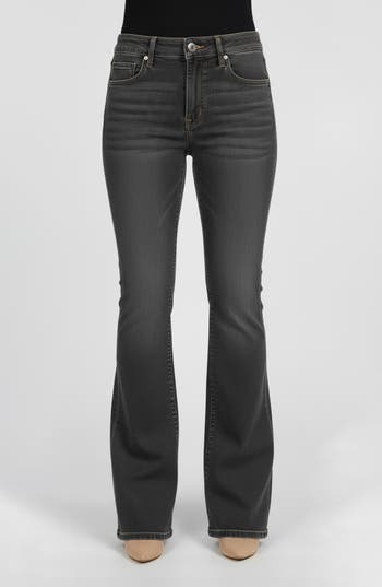 Bebe The Core Flare Leg Jeans In Black