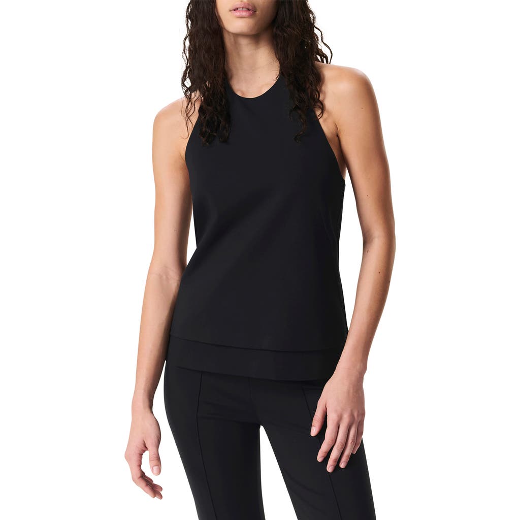 Rag & Bone Irina Layered Halter Top In Black