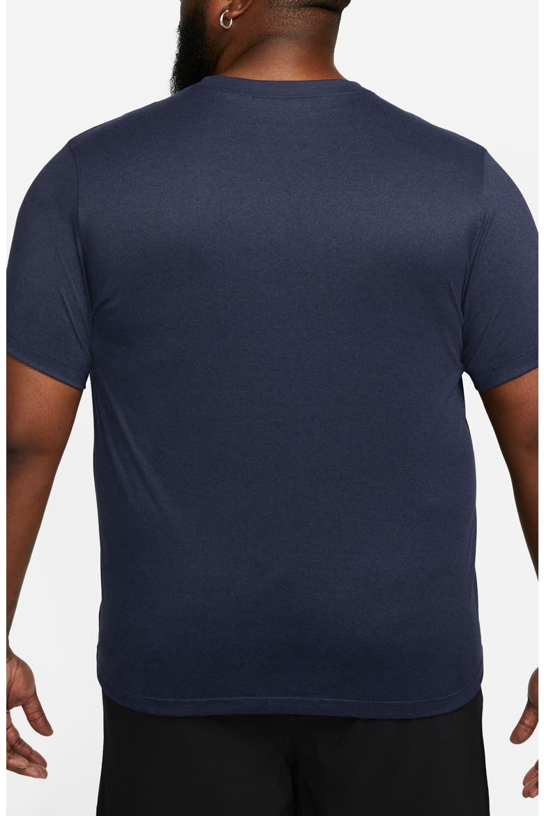 Dri-FIT Legend T-Shirt, Alternate, color, OBSIDIAN/ NAVY/ SILVER
