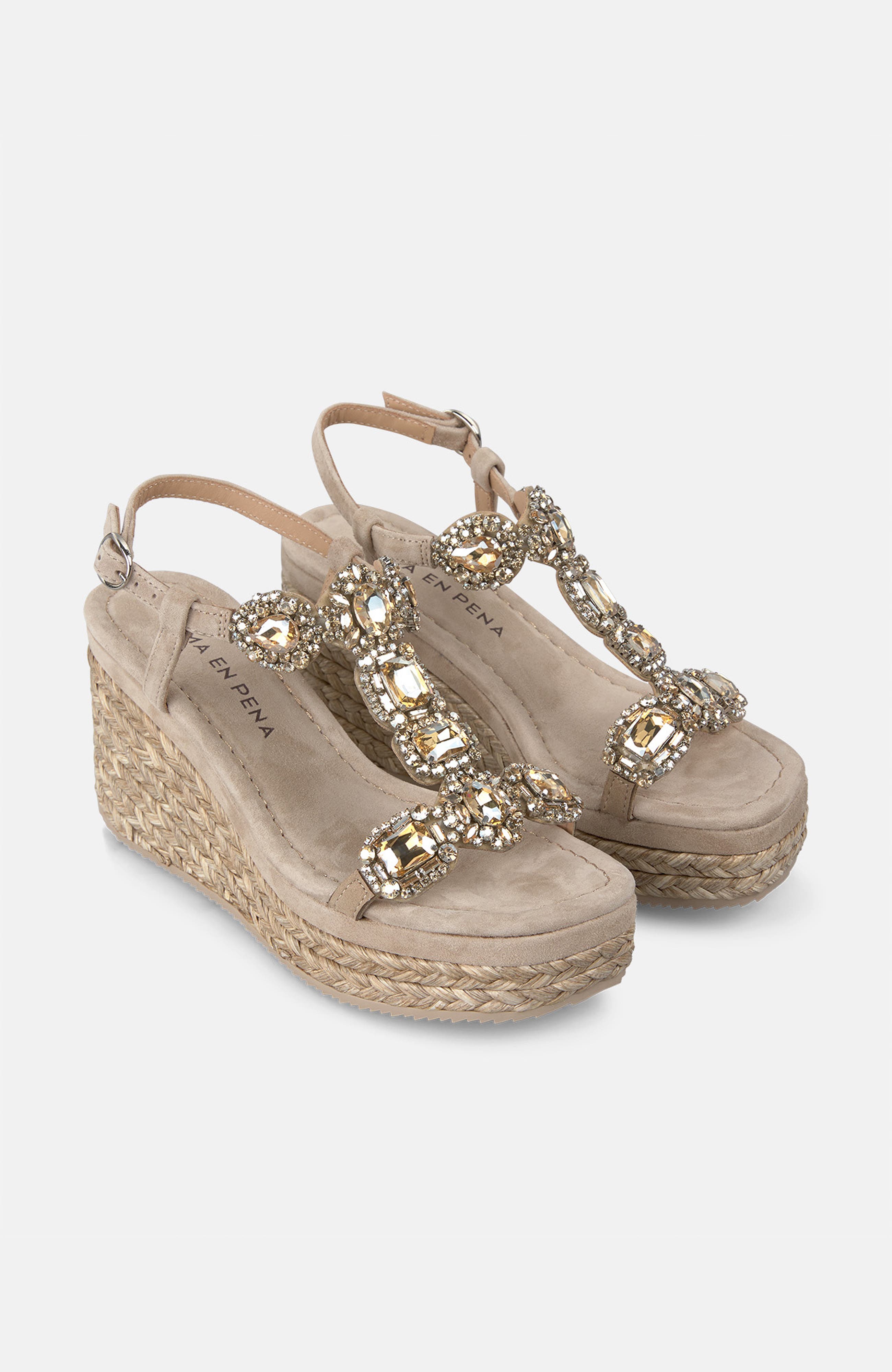 Wedge Pull Jewellery, Alternate, color, Brown