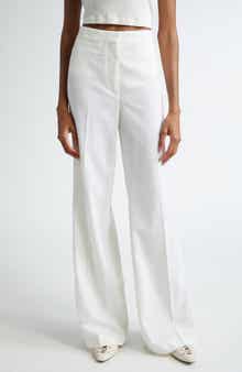 Stella McCartney Iconic Stretch Wool Flare Leg Pants