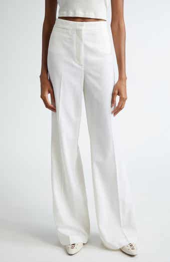 Stella McCartney Iconic Stretch Wool Flare Leg Pants