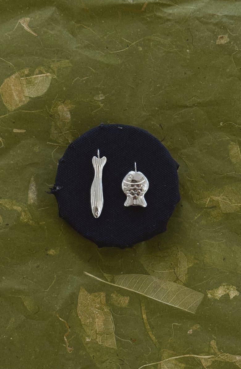 Joiana Jewelry Clio Fish Charm, Alternate, color, Silver