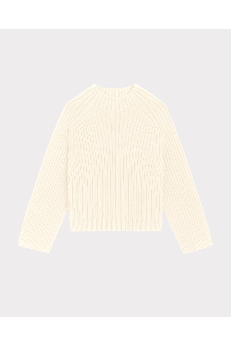 Maeve Rib Knit Sweater, Alternate, color, Cream