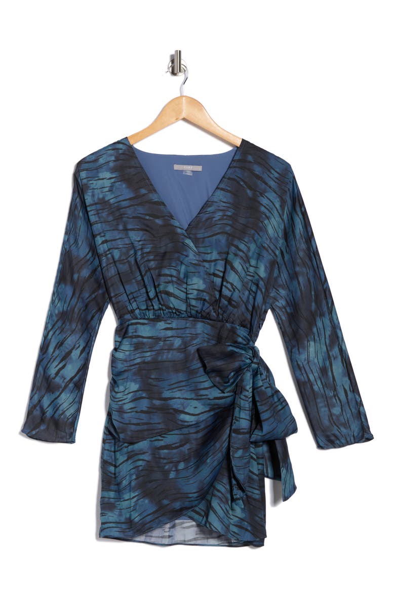 Isono Long Sleeve Dress, Alternate, color, TWILIGHT ZEBRA