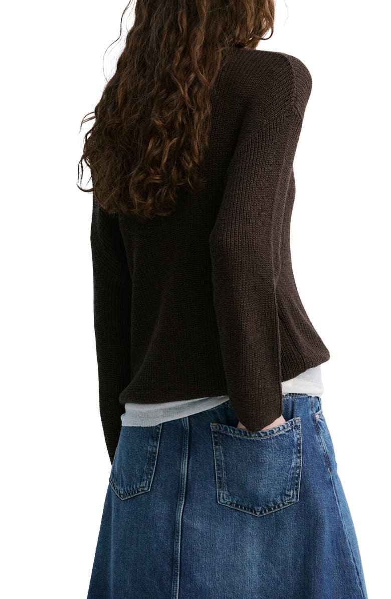 MANGO V-Neck Sweater, Alternate, color, 
