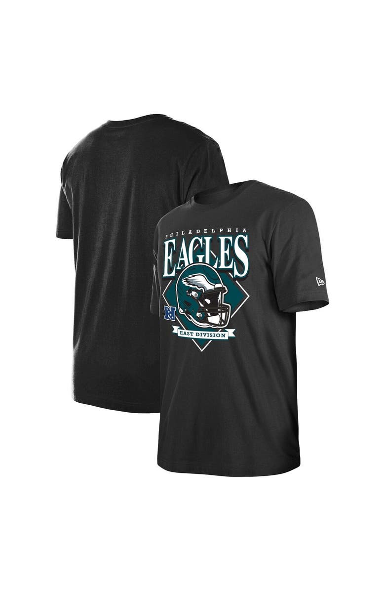 New Era Men's New Era Black Philadelphia Eagles Team Logo T-Shirt, Main, color, 