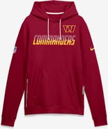 Nike Men's Nike Burgundy Washington Commanders Sideline Standard Issue Top Prospect Dri-FIT Hoodie