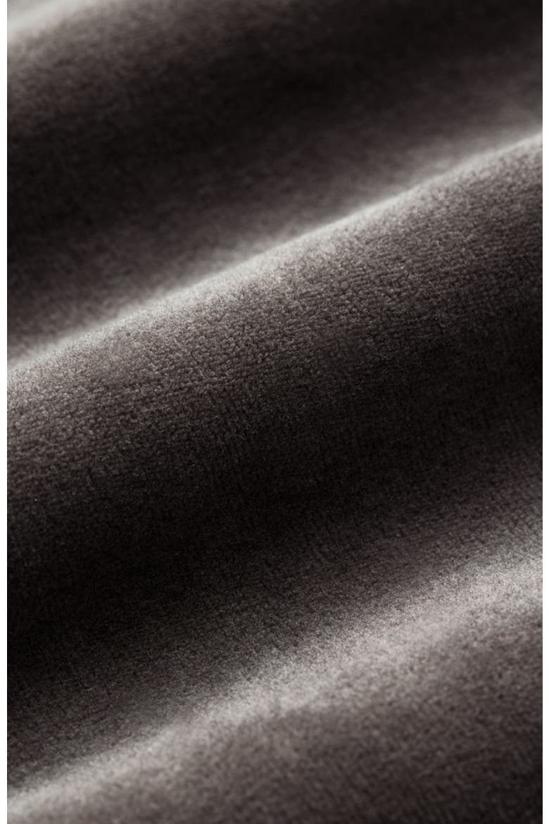 Pure Velour Crew Sweatshirt, Alternate, color, Graphite