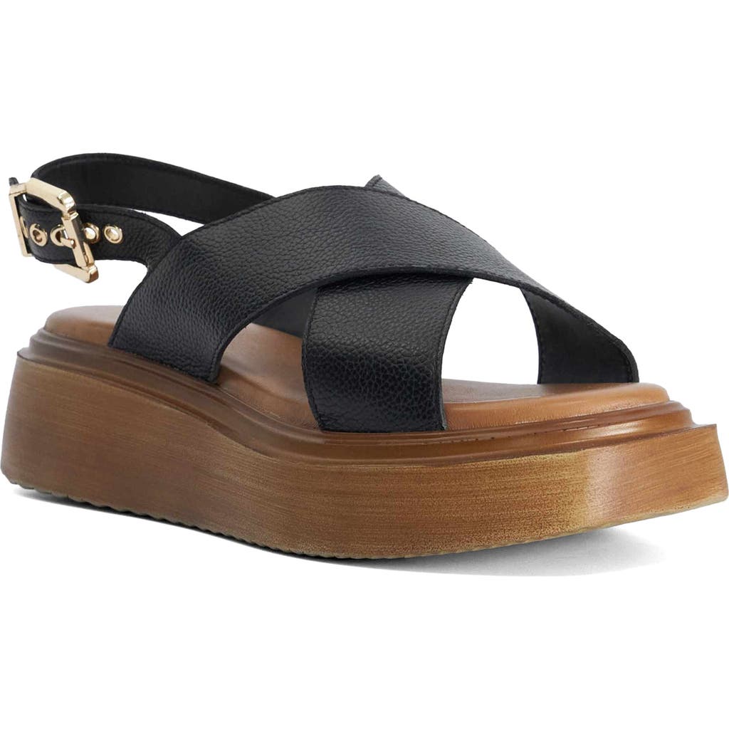 Dune London Lovess Flatform Sandal in Black at Nordstrom Rack, Size 6Us / 36Eu