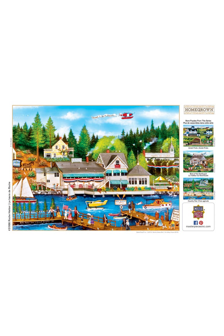 Roche Harbor 750 Piece Jigsaw Puzzle, Alternate, color, Multicolor