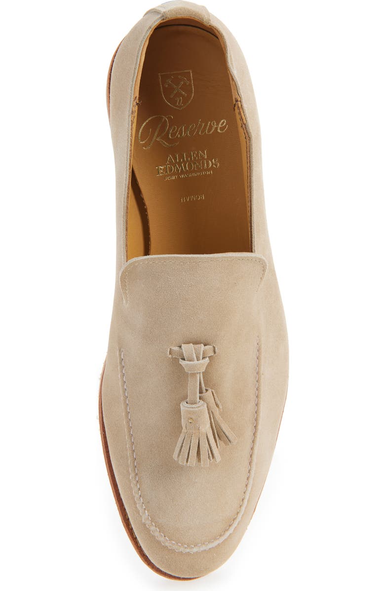 Allen Edmonds Roman Suede Tassel Loafer, Alternate, color, Gaucho Suede