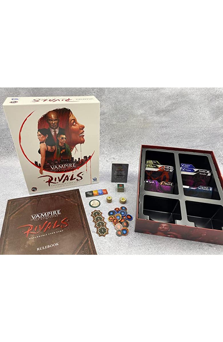 Renegade Game Studios Vampire The Masquerade Rivals, Roleplay Card Game, Alternate, color, Multicolored