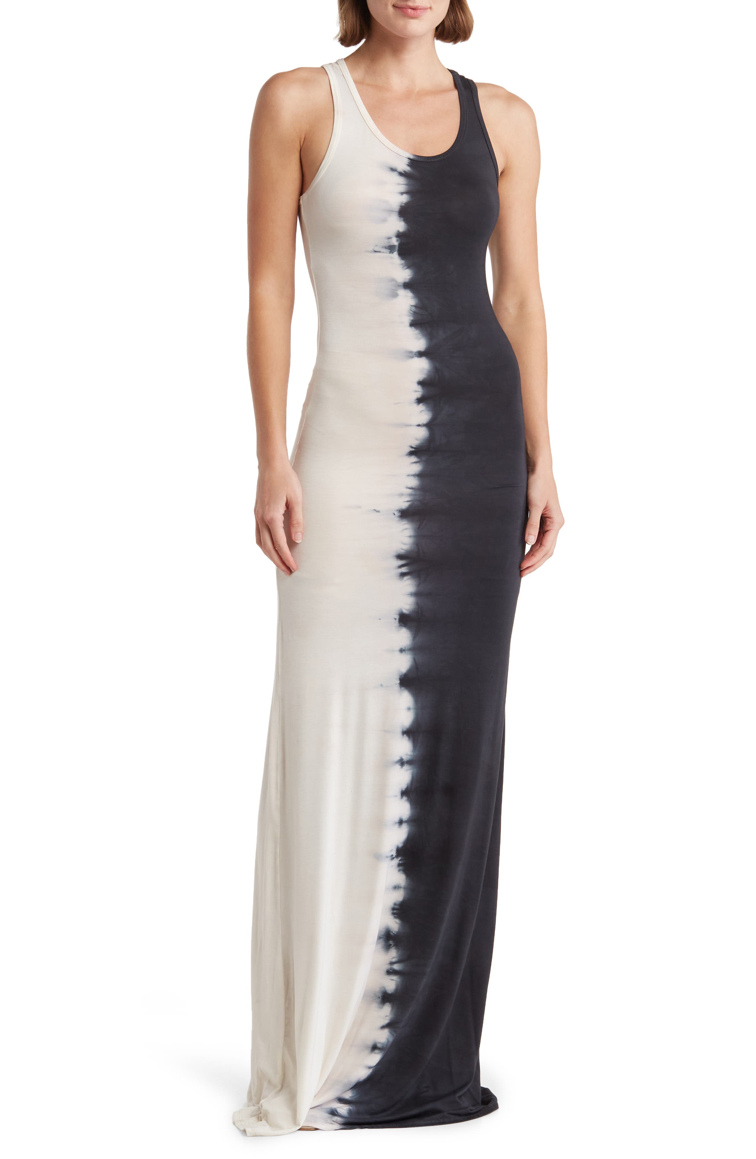 GO COUTURE Washed Tank Maxi Dress