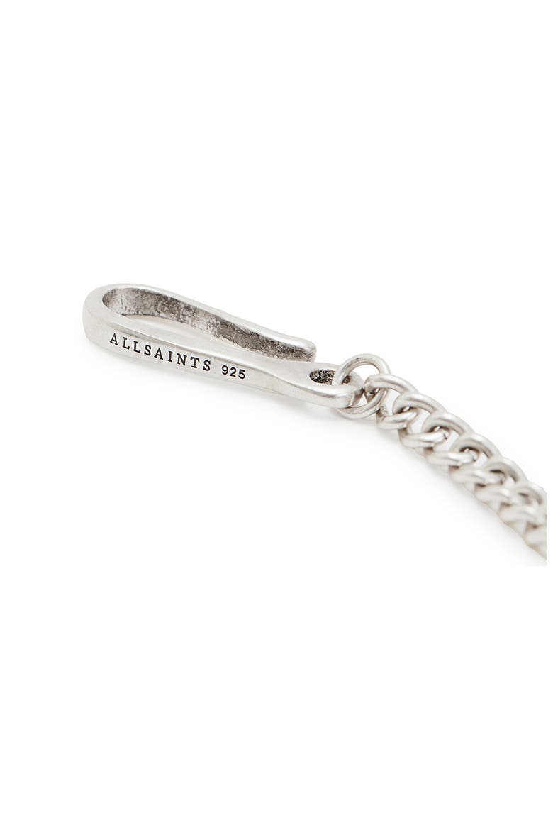 Men's Curb Chain Necklace, Alternate, color, WARM SILVER