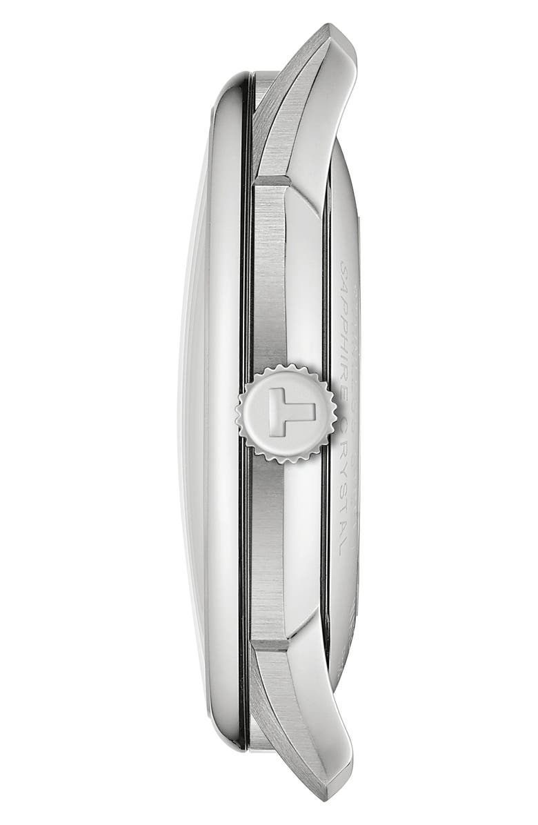Tissot Chemin des Tourelles Powermatic 80 Bracelet Watch, 42mm, Alternate, color, Silver