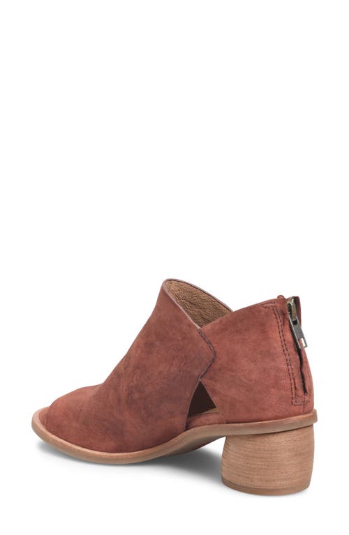 Söfft Carleigh Peep Toe Bootie In Brick